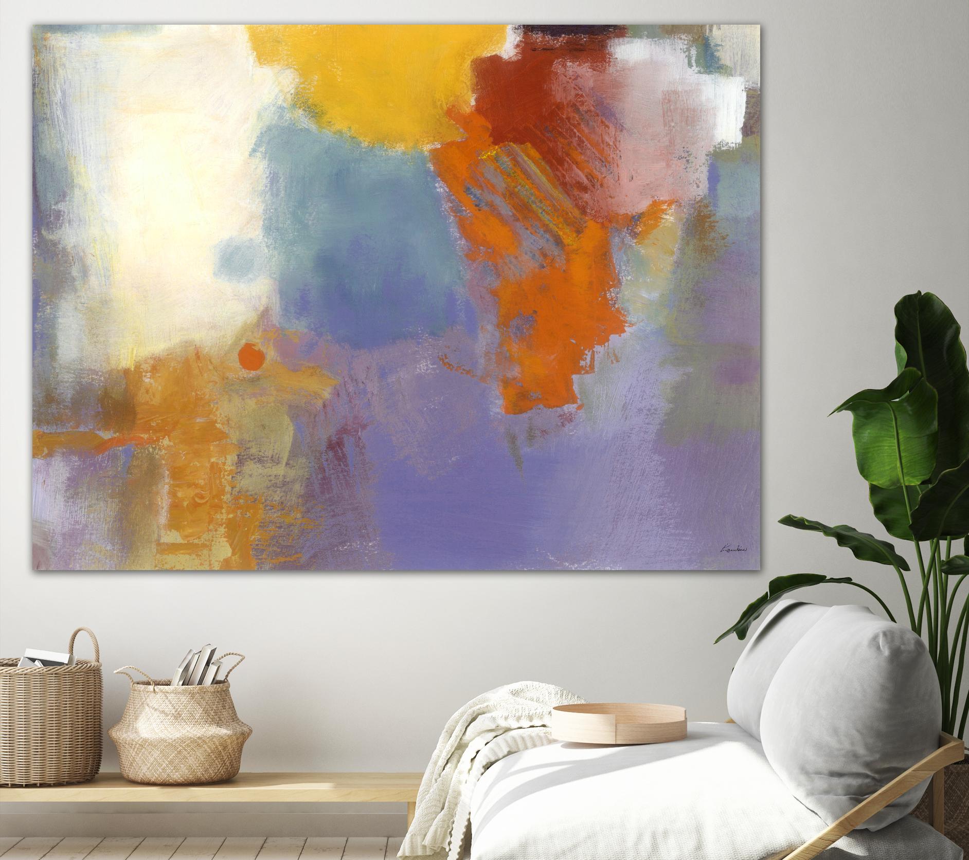 Summer by Diane Lambin on GIANT ART - blue abstract