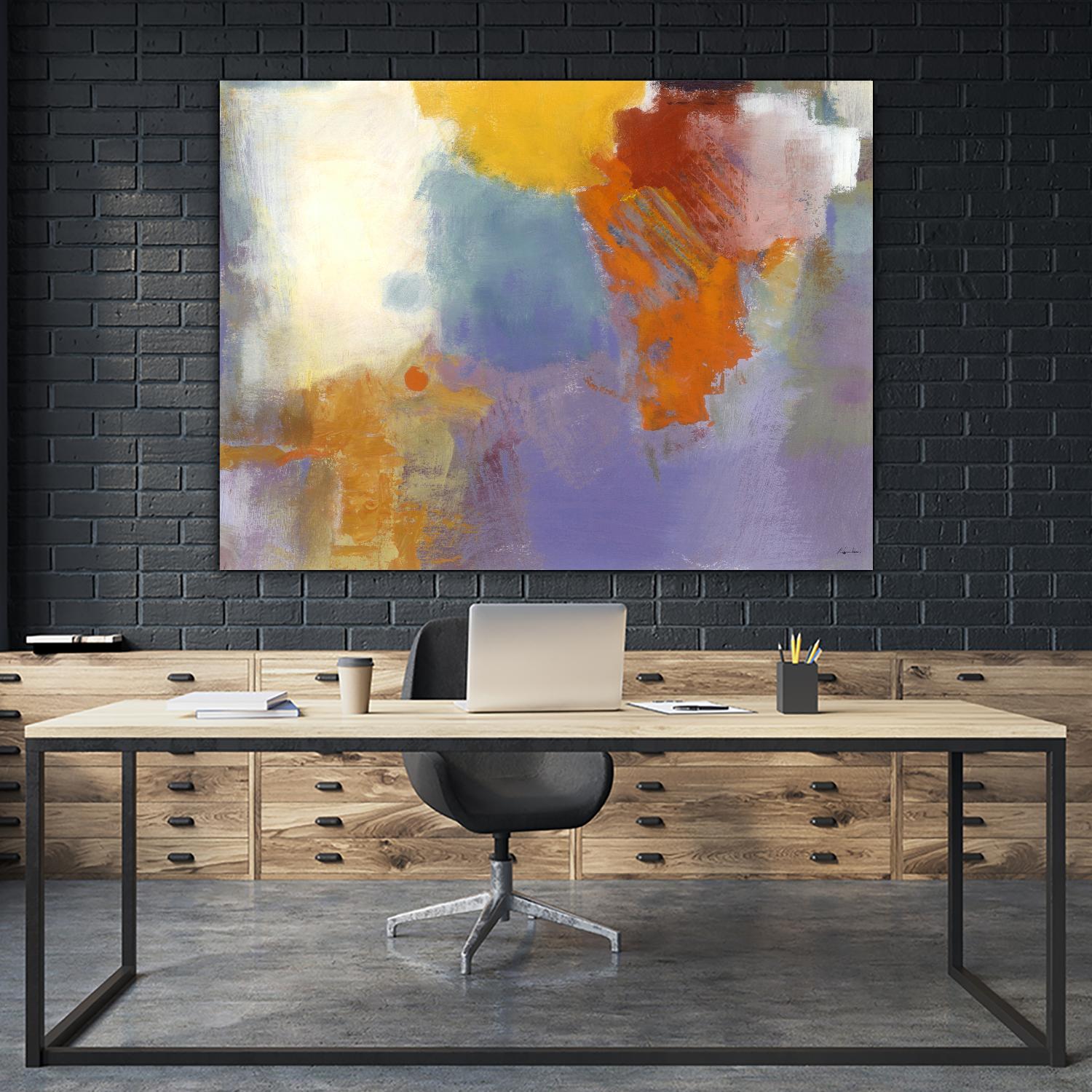 Summer by Diane Lambin on GIANT ART - blue abstract
