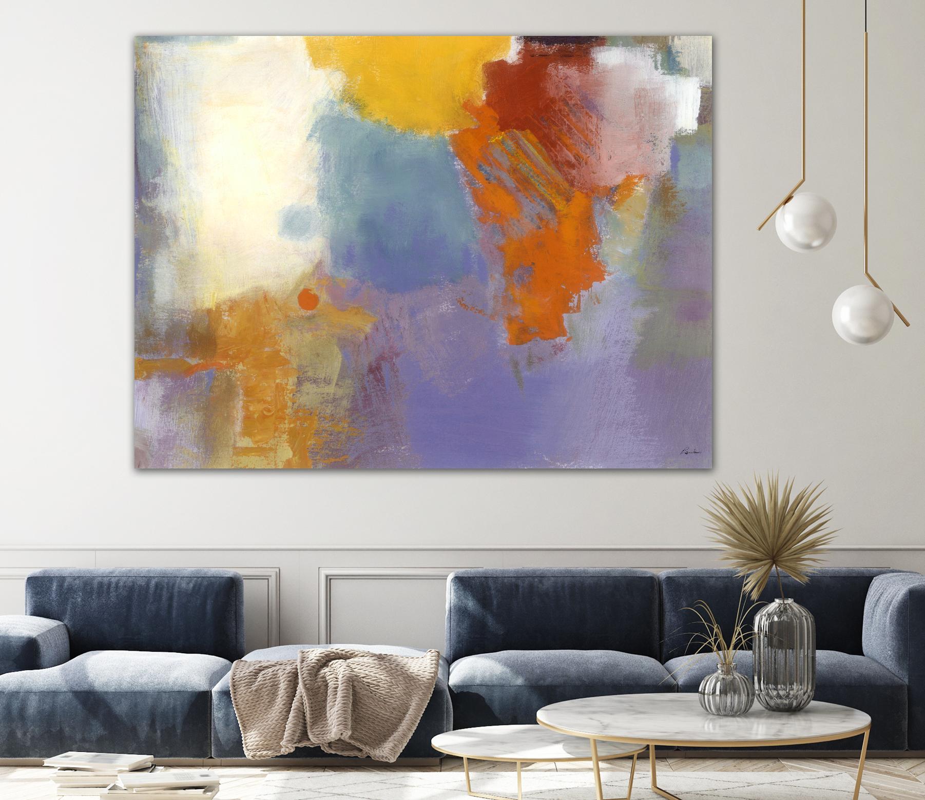 Summer by Diane Lambin on GIANT ART - blue abstract