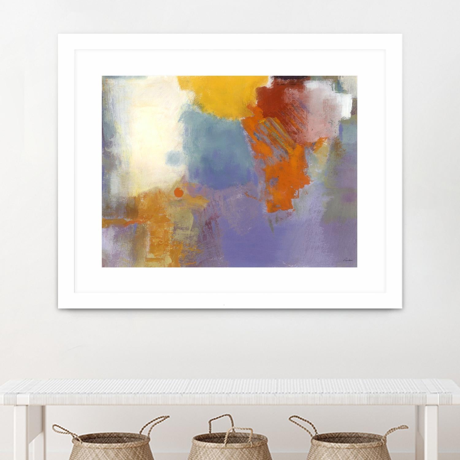 Summer by Diane Lambin on GIANT ART - blue abstract artistes du québec