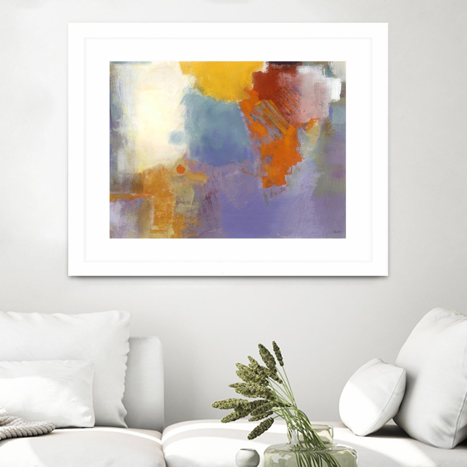 Summer by Diane Lambin on GIANT ART - blue abstract artistes du québec
