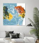 Flower Flow by Diane Lambin on GIANT ART - white abstract