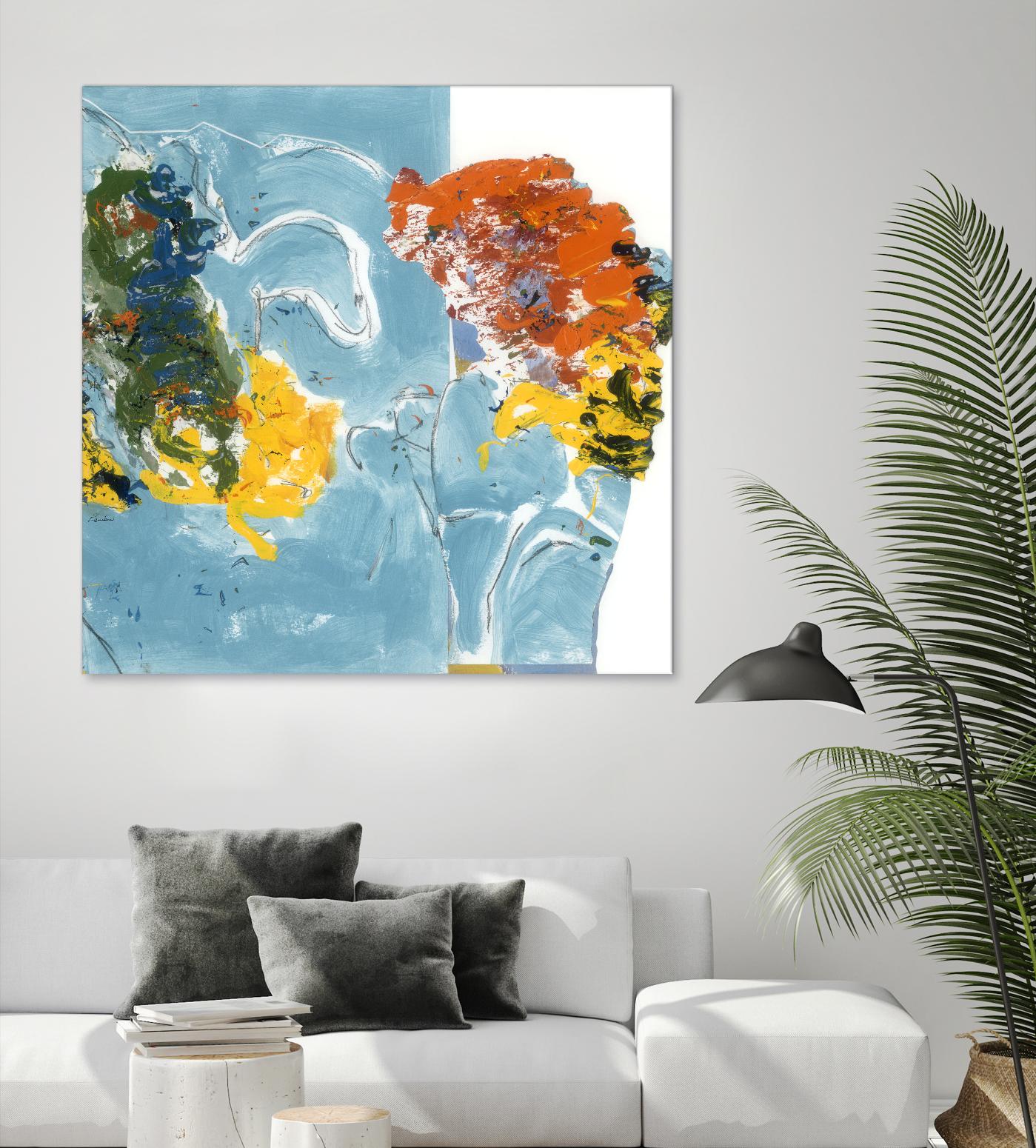 Flower Flow by Diane Lambin on GIANT ART - white abstract
