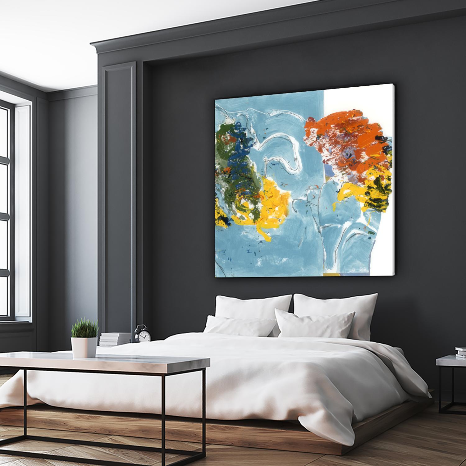 Flower Flow by Diane Lambin on GIANT ART - white abstract