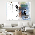 Caballeros Collage by Diane Lambin on GIANT ART - blue abstract
