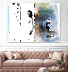Caballeros Collage by Diane Lambin on GIANT ART - blue abstract