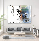 Caballeros Collage by Diane Lambin on GIANT ART - blue abstract
