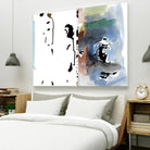 Caballeros Collage by Diane Lambin on GIANT ART - blue abstract