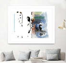 Caballeros Collage by Diane Lambin on GIANT ART - blue abstract
