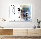 Caballeros Collage by Diane Lambin on GIANT ART - blue abstract
