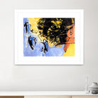 Sunbird by Diane Lambin on GIANT ART - blue abstract