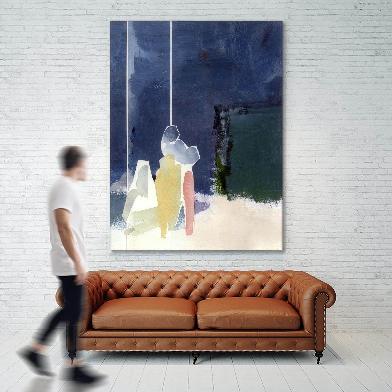 Mystic Rider by Diane Lambin on GIANT ART - white abstract