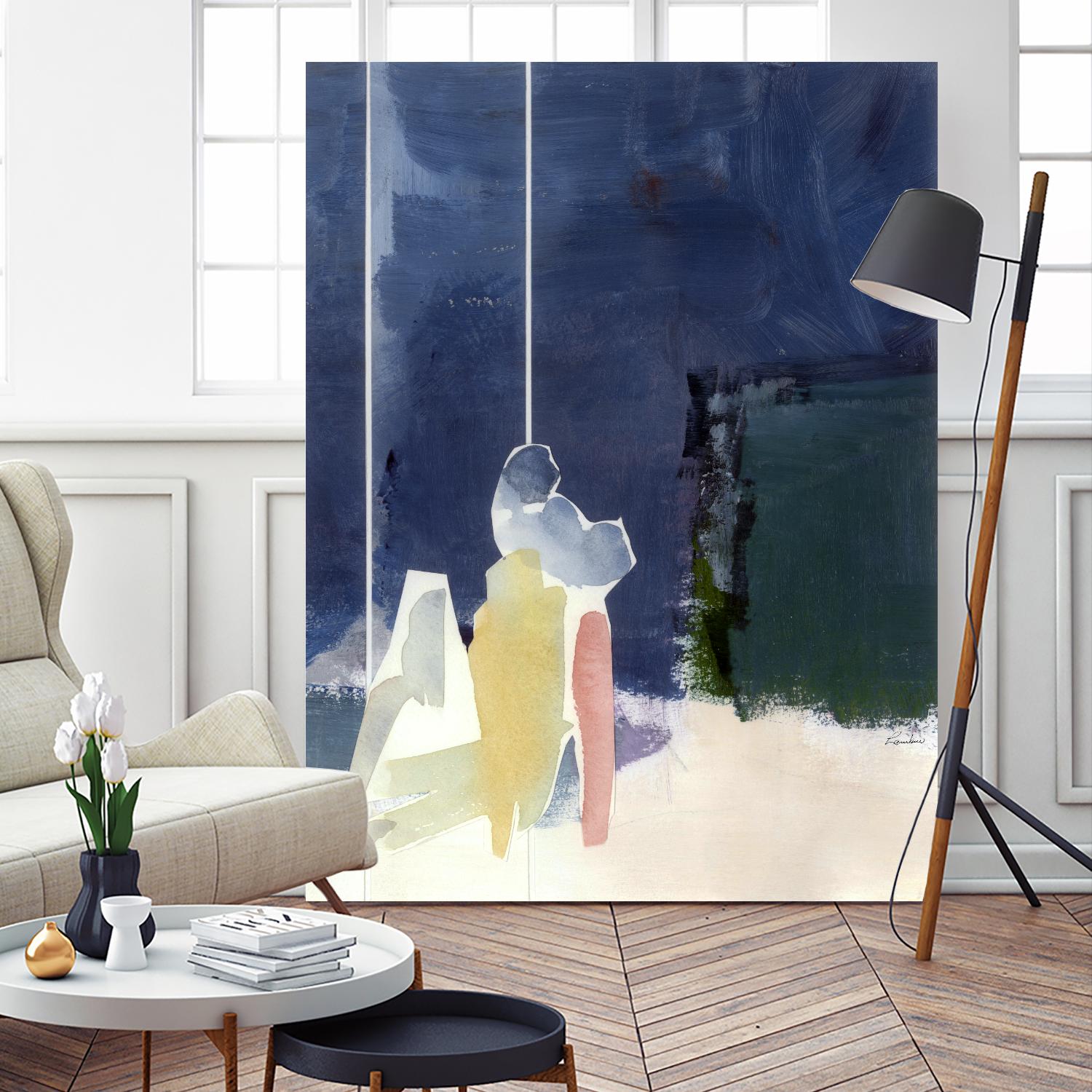 Mystic Rider by Diane Lambin on GIANT ART - white abstract