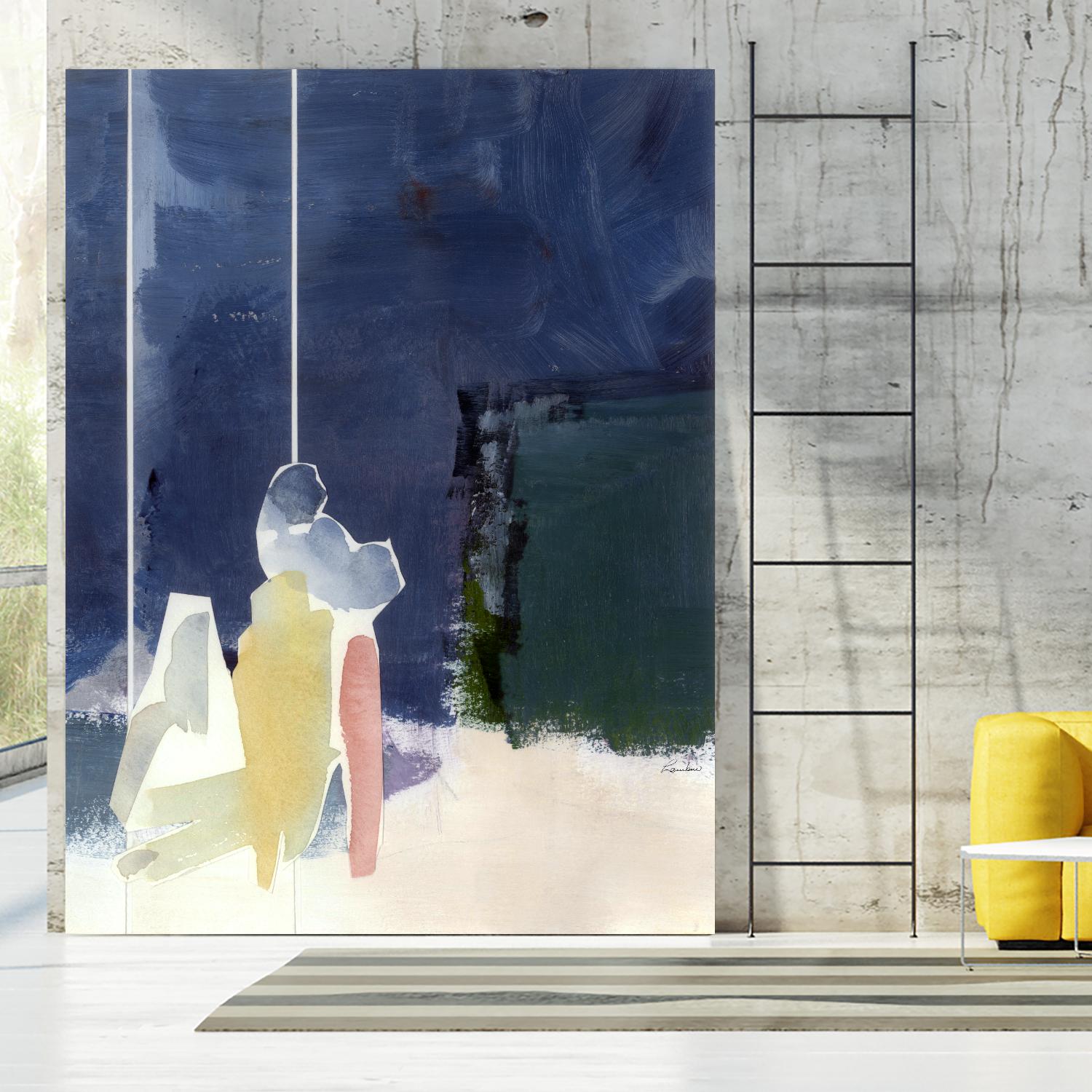 Mystic Rider by Diane Lambin on GIANT ART - white abstract