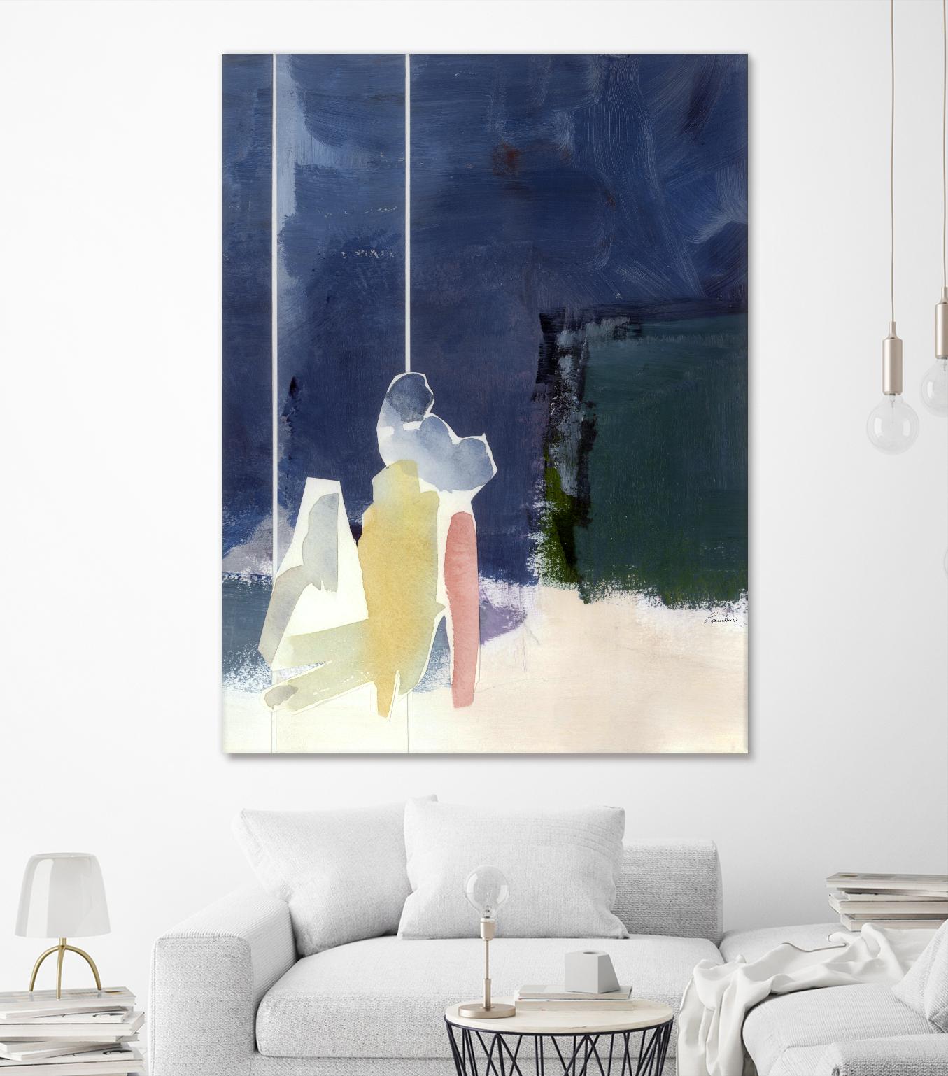 Mystic Rider by Diane Lambin on GIANT ART - white abstract