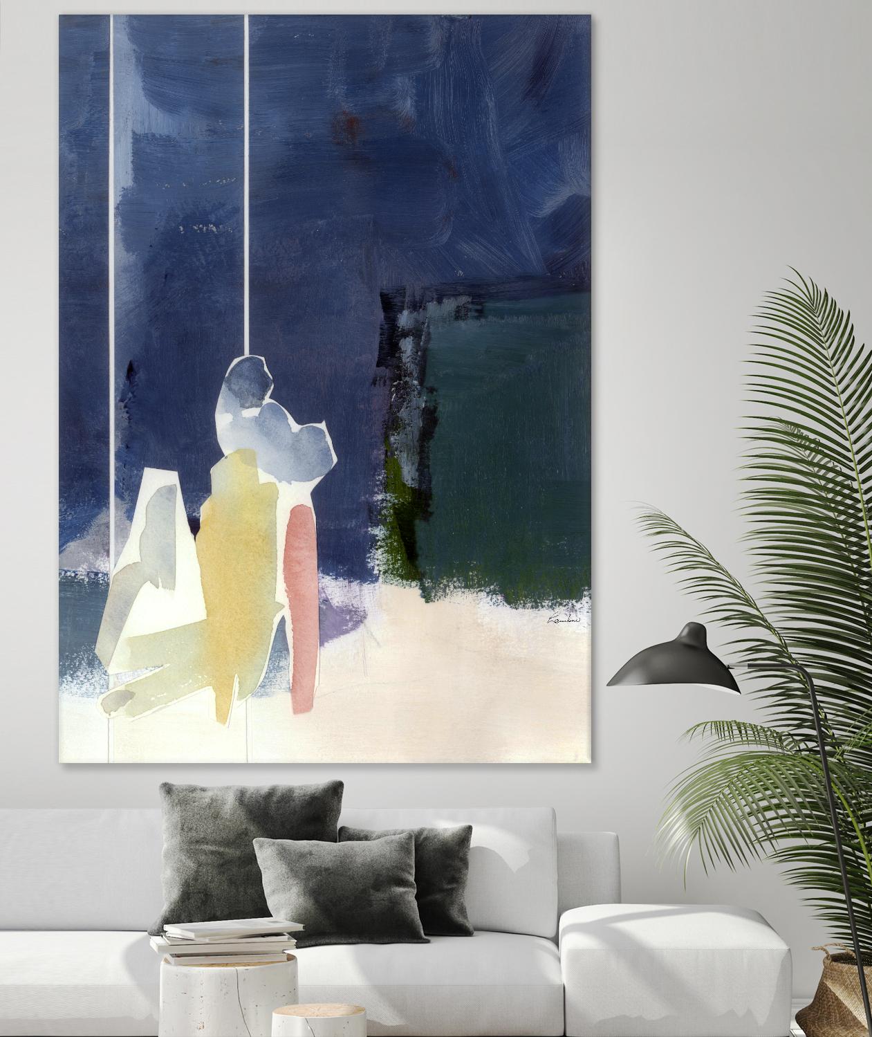 Mystic Rider by Diane Lambin on GIANT ART - white abstract