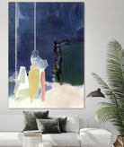 Mystic Rider by Diane Lambin on GIANT ART - white abstract