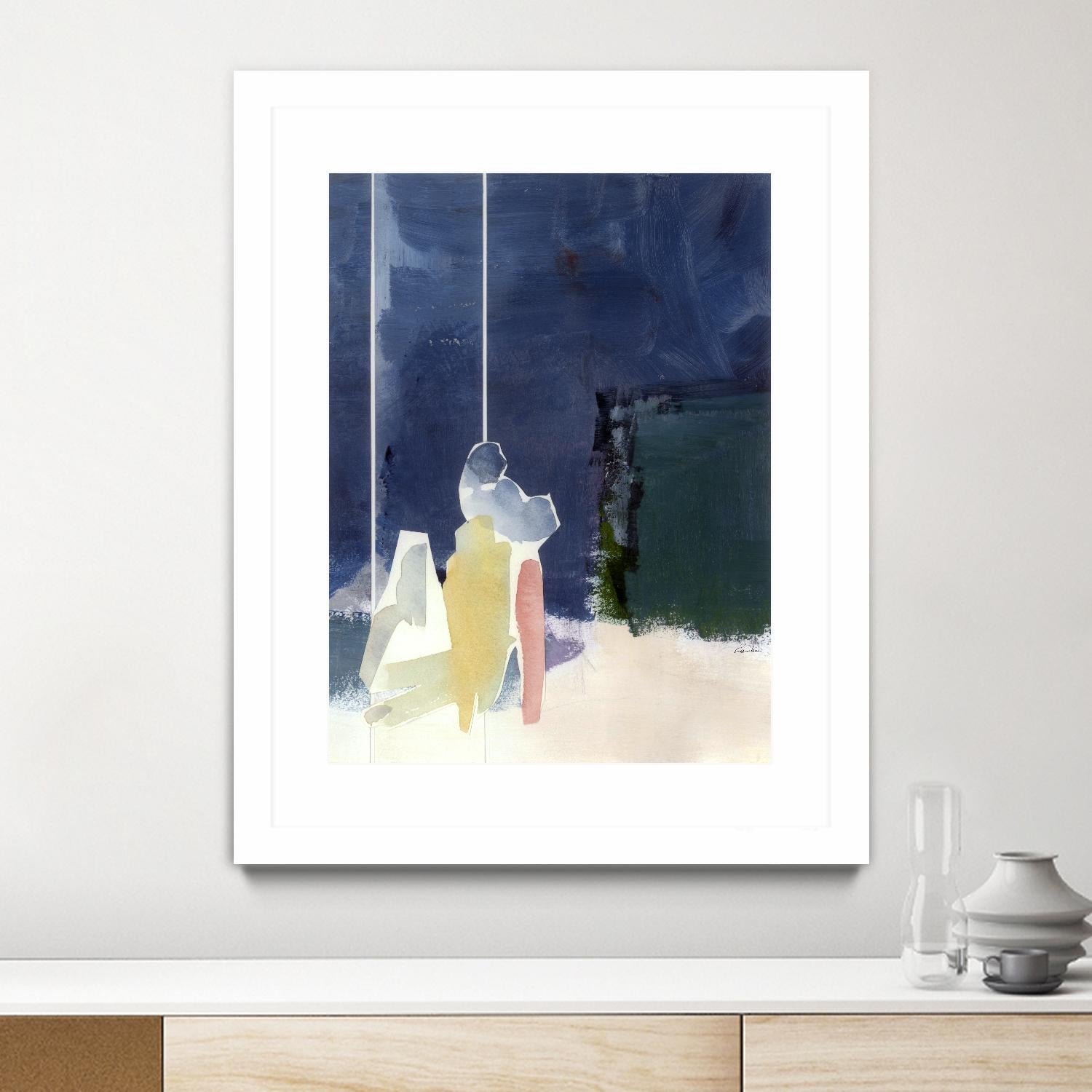 Mystic Rider by Diane Lambin on GIANT ART - green abstract quebec artists