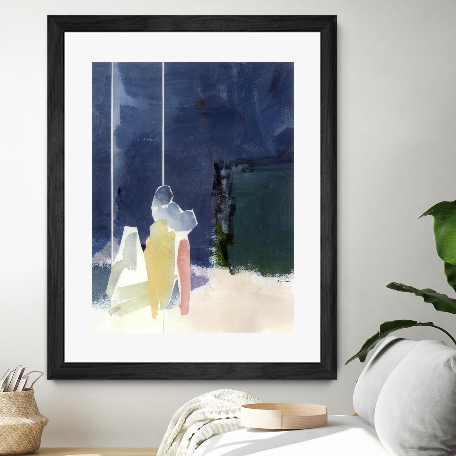 Mystic Rider by Diane Lambin on GIANT ART - green abstract quebec artists
