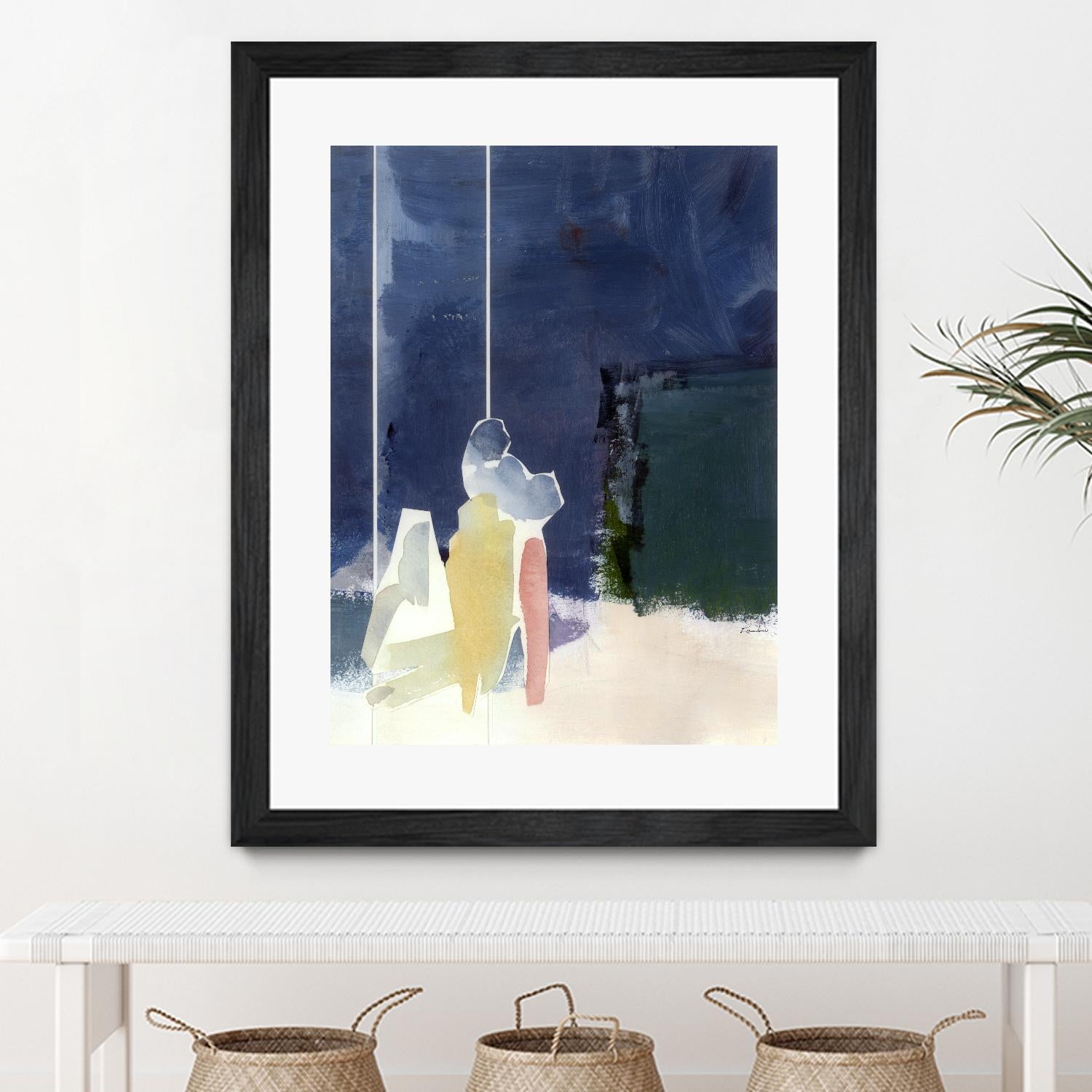 Mystic Rider by Diane Lambin on GIANT ART - green abstract quebec artists