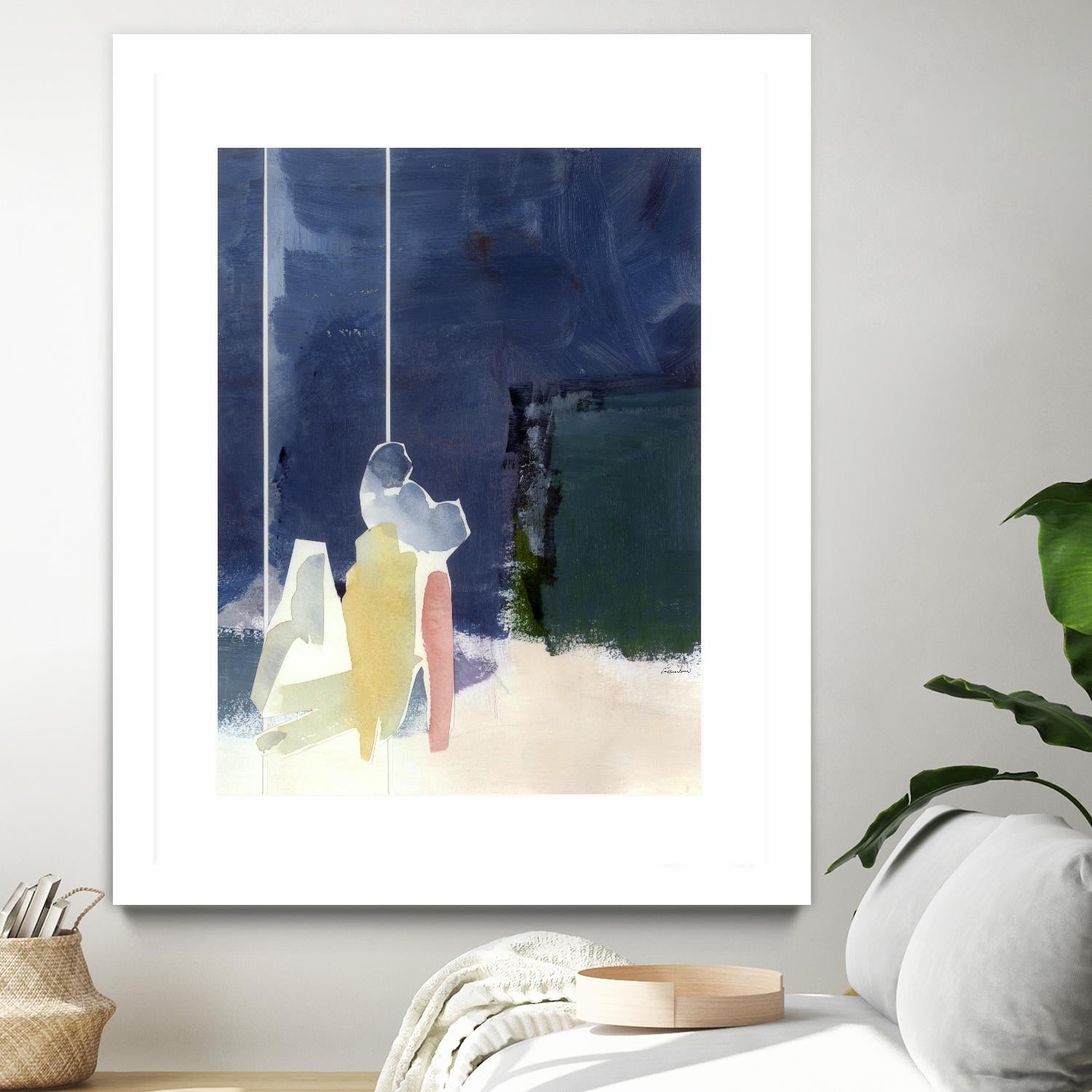 Mystic Rider by Diane Lambin on GIANT ART - green abstract quebec artists