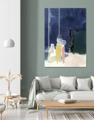 Mystic Rider by Diane Lambin on GIANT ART - green abstract quebec artists