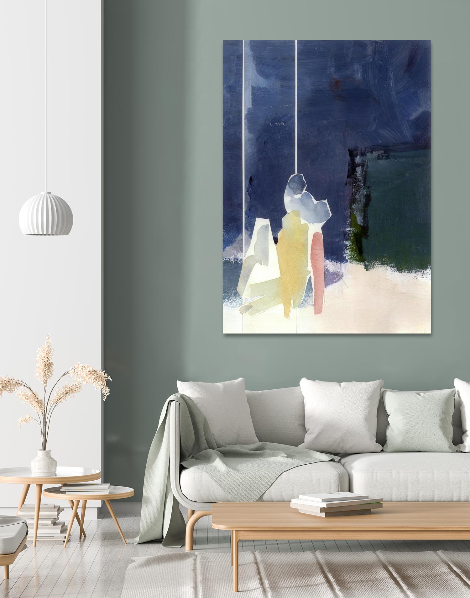 Mystic Rider by Diane Lambin on GIANT ART - green abstract quebec artists