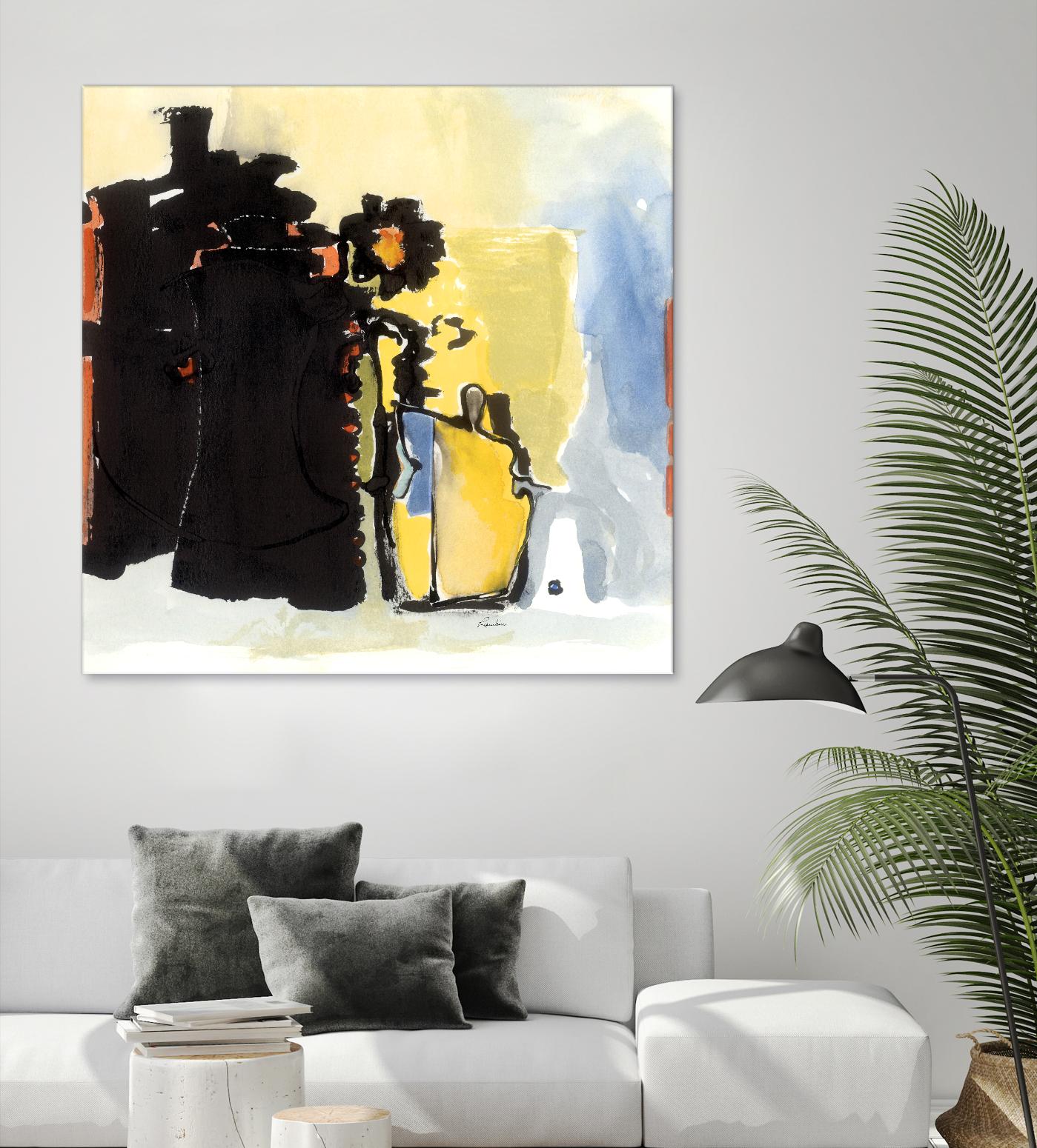Vases Collage by Diane Lambin on GIANT ART - yellow abstract