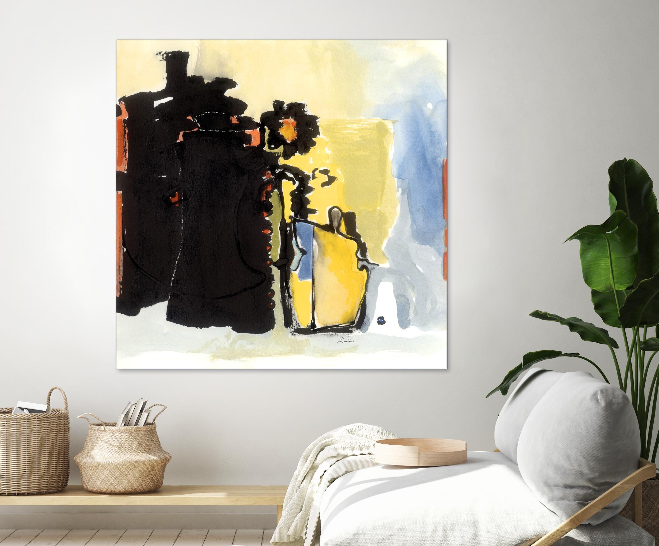 Vases Collage by Diane Lambin on GIANT ART - yellow abstract
