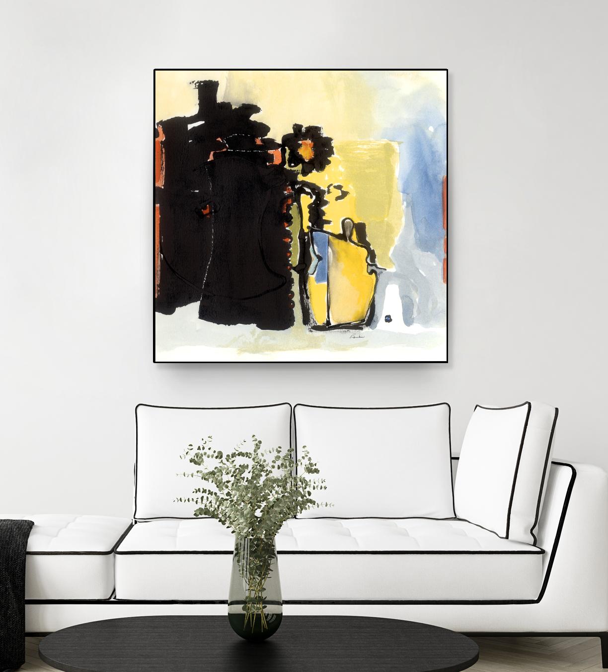 Vases Collage by Diane Lambin on GIANT ART - yellow abstract