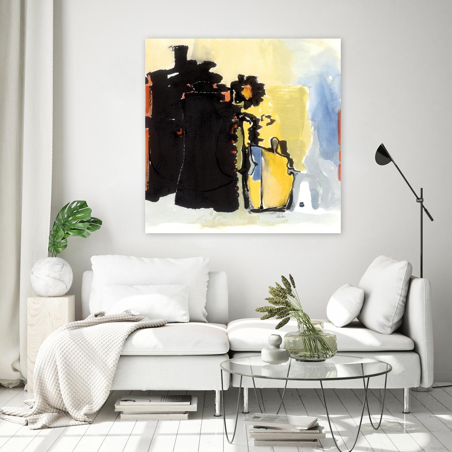 Vases Collage by Diane Lambin on GIANT ART - yellow abstract