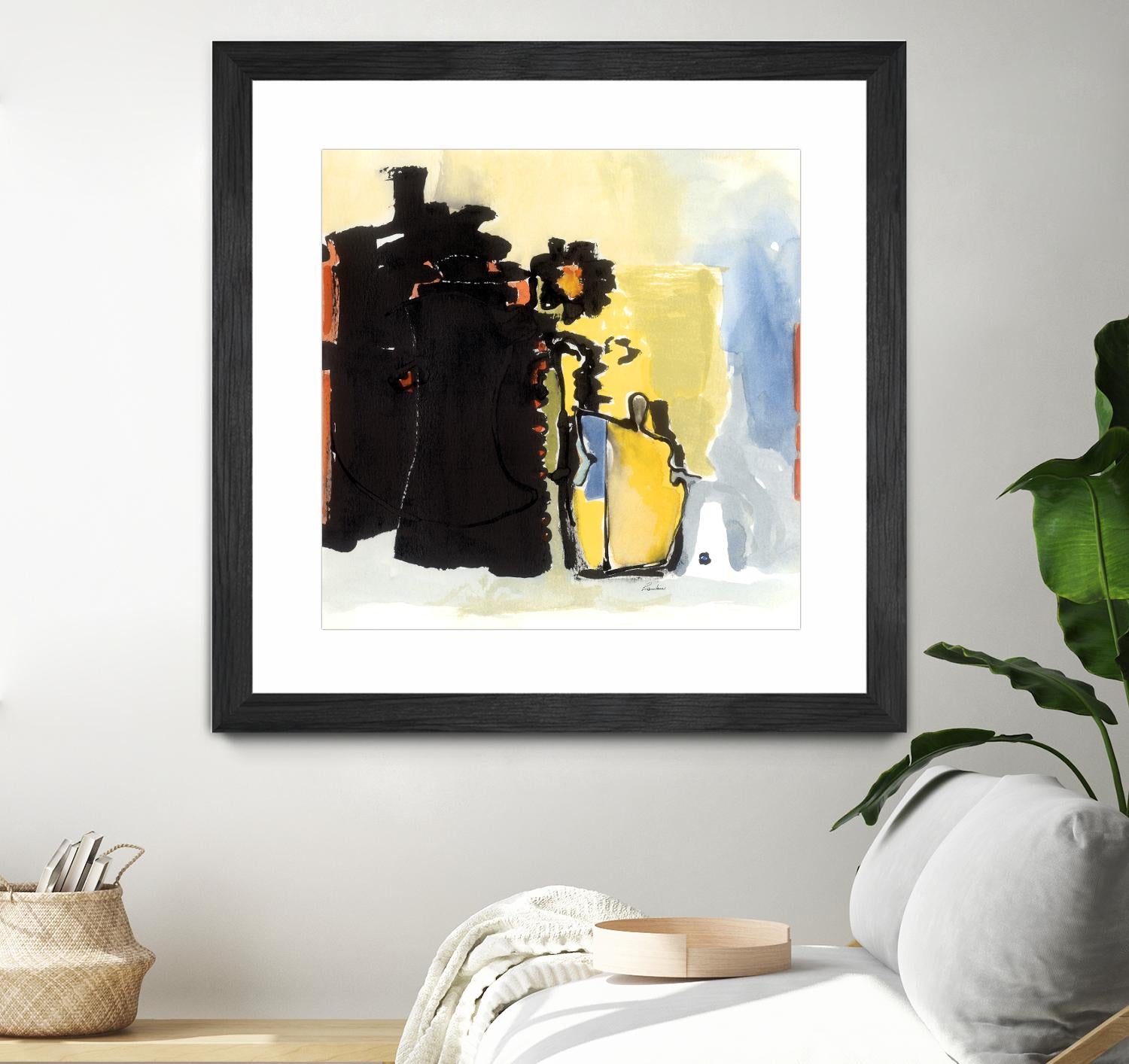 Vases Collage by Diane Lambin on GIANT ART - yellow abstract
