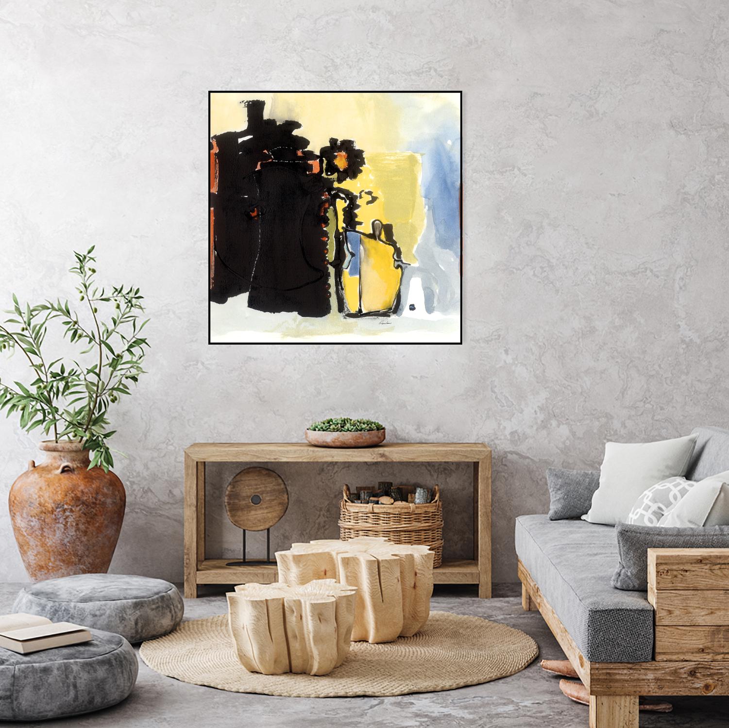 Vases Collage by Diane Lambin on GIANT ART - yellow abstract