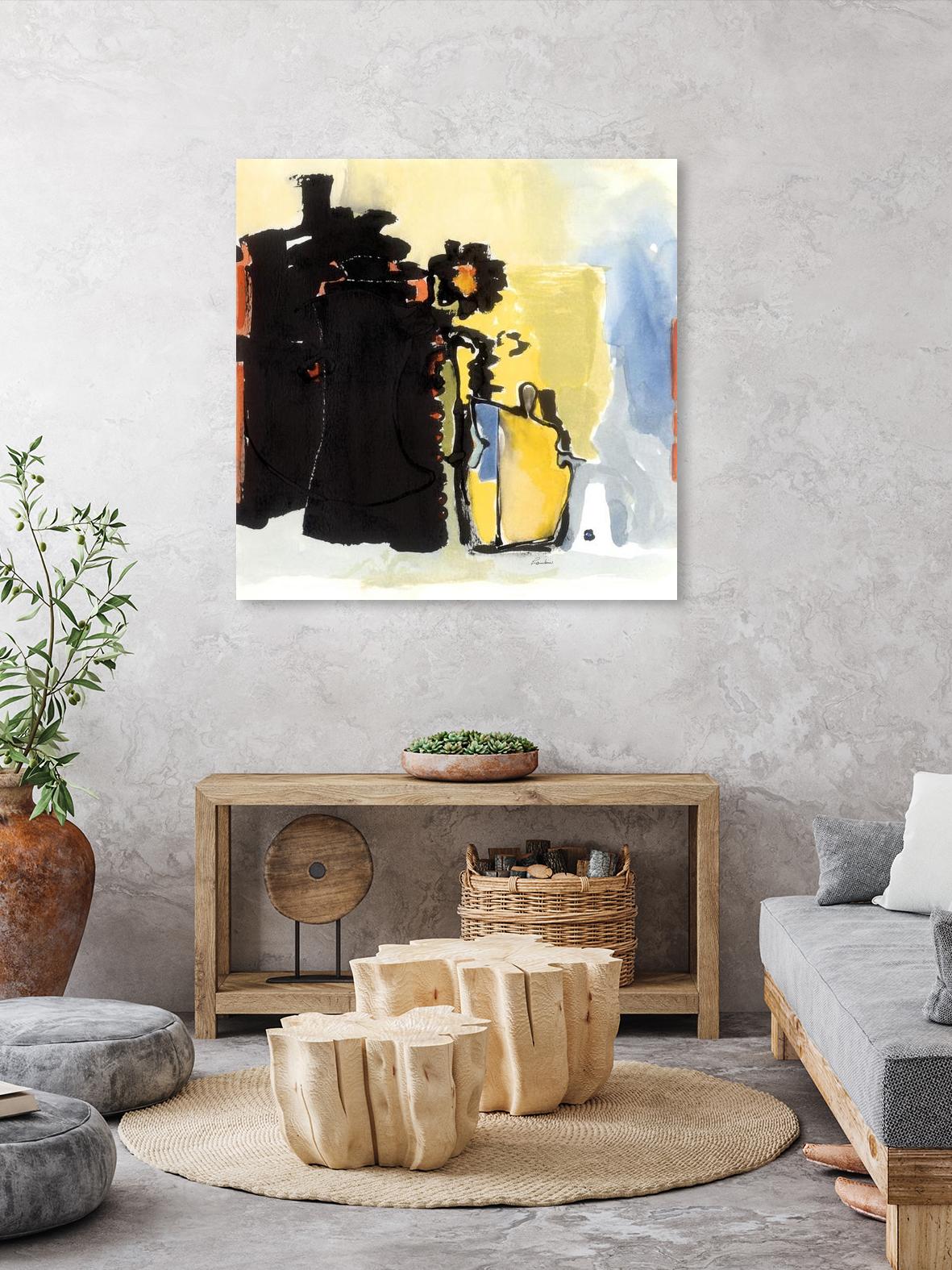 Vases Collage by Diane Lambin on GIANT ART - yellow abstract