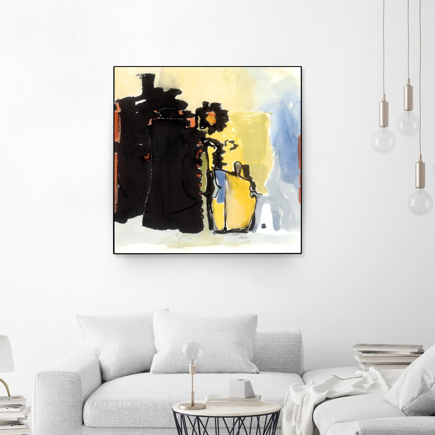 Vases Collage by Diane Lambin on GIANT ART - yellow abstract