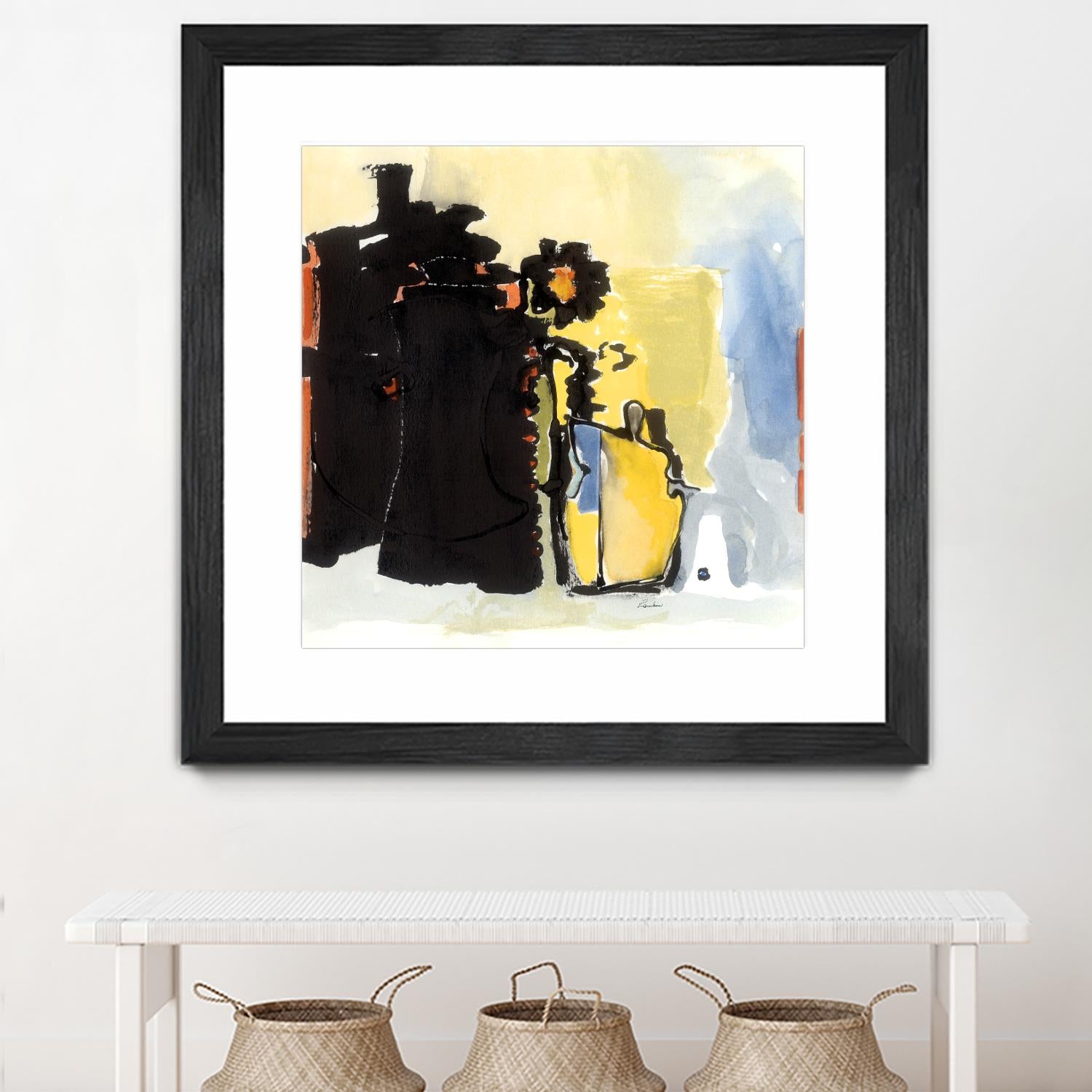 Vases Collage by Diane Lambin on GIANT ART - yellow abstract