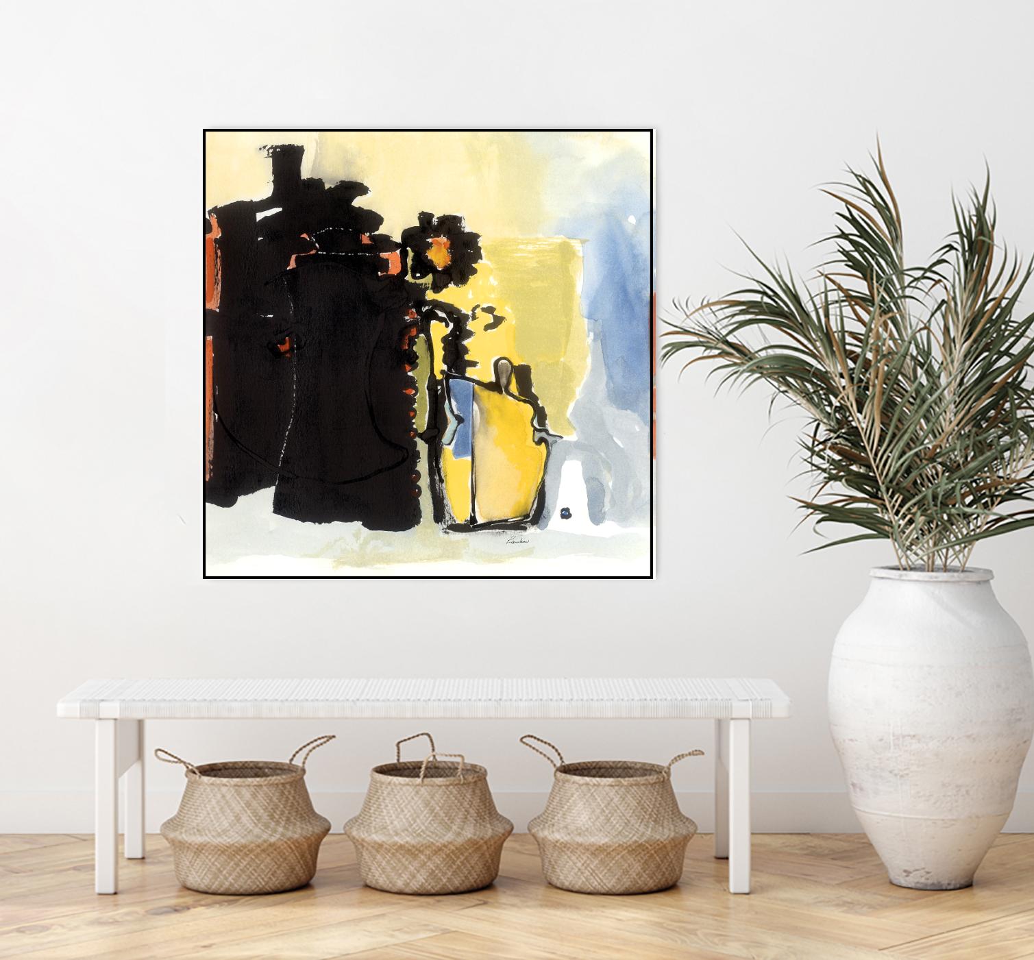 Vases Collage by Diane Lambin on GIANT ART - yellow abstract