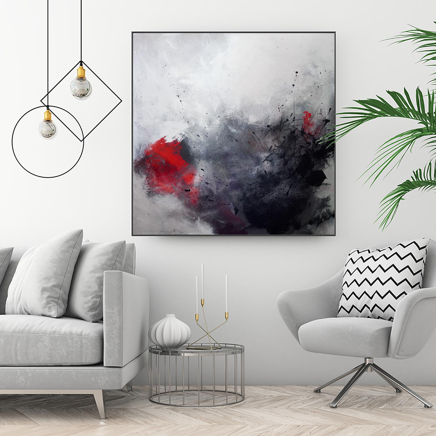 Unanchored by Roland Benoît on GIANT ART - grey abstract