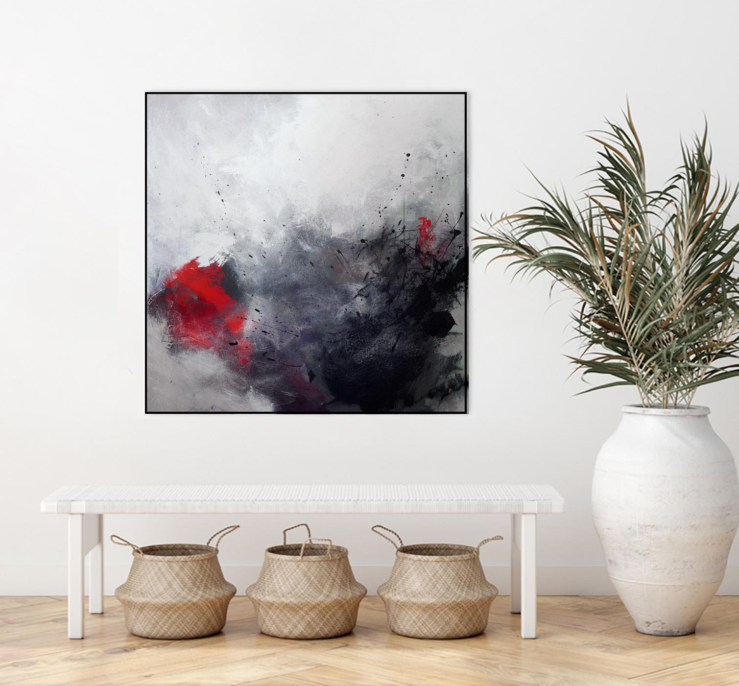Unanchored by Roland Benoît on GIANT ART - grey abstract