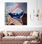 False Future by James Nye on GIANT ART - beige street art graffiti