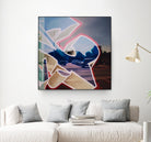 False Future by James Nye on GIANT ART - beige street art graffiti