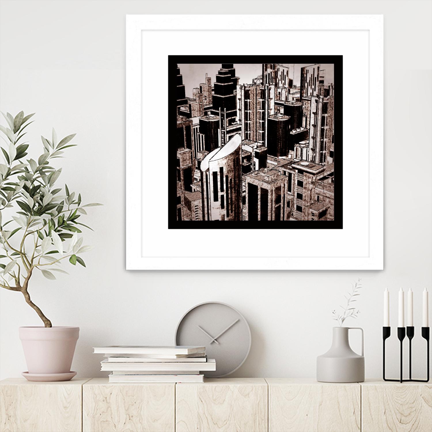 Megapolis 2 by Jefd on GIANT ART - black digital