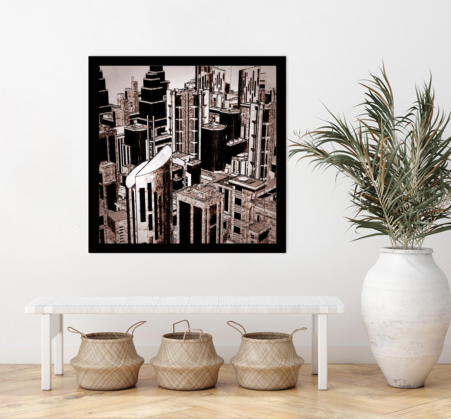 Megapolis 2 by Jefd on GIANT ART - black digital