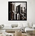 Megapolis 3 by Jefd on GIANT ART - black digital buildings