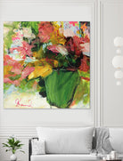 Beach Lover by Doris Savard on GIANT ART - pink flowers artistes du québec