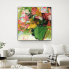 Beach Lover by Doris Savard on GIANT ART - pink flowers artistes du québec