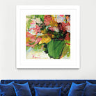 Beach Lover by Doris Savard on GIANT ART - pink flowers artistes du québec