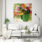 Beach Lover by Doris Savard on GIANT ART - pink flowers artistes du québec