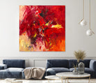 Lovely by Doris Savard on GIANT ART - red abstract