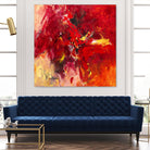 Lovely by Doris Savard on GIANT ART - red abstract